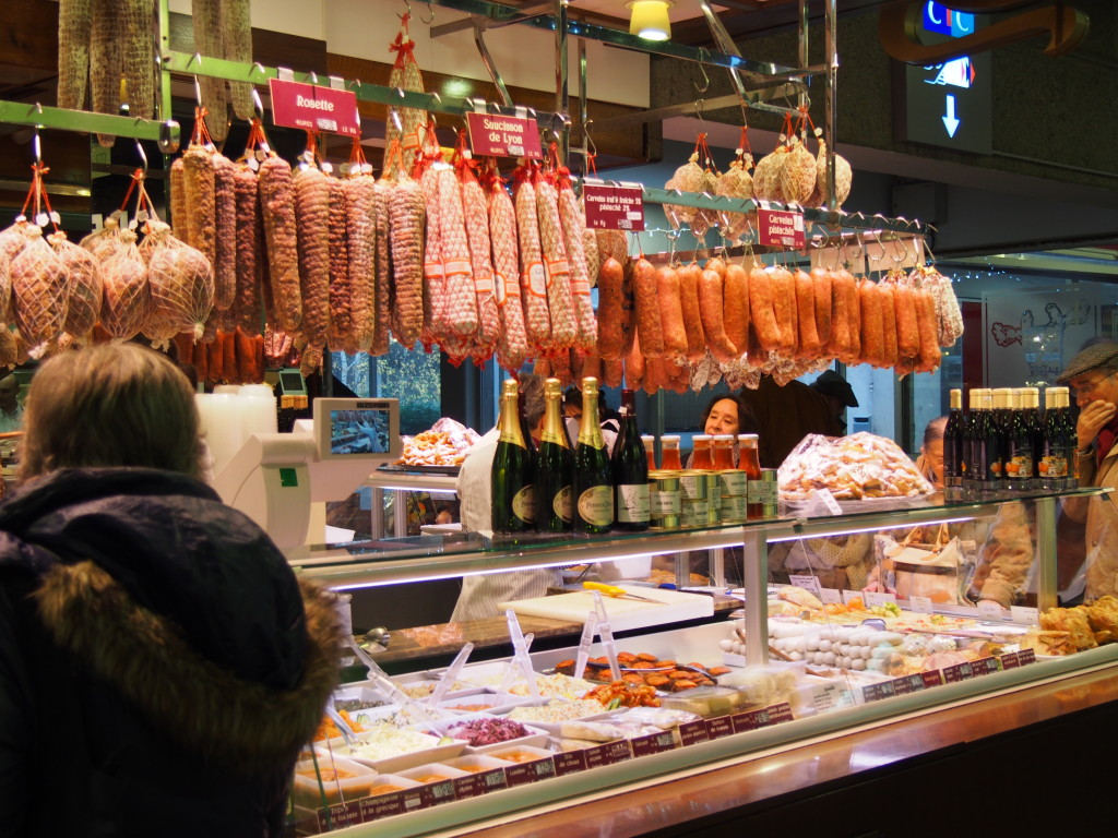Les Halles- the indoor market in Lyon