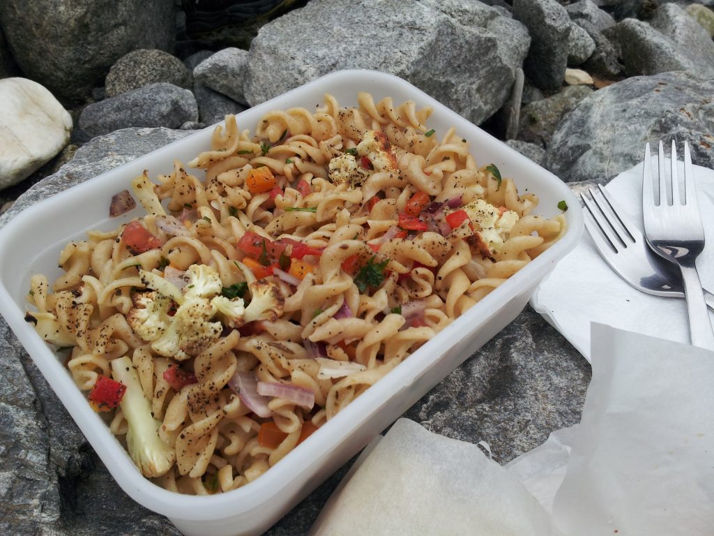 Zesty Whole Wheat Pasta Salad