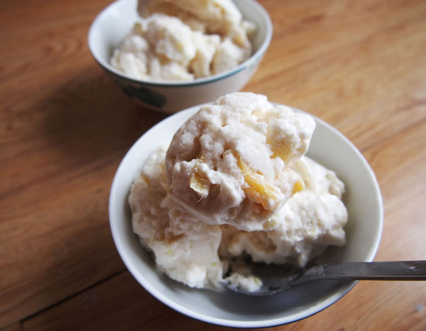 Ginger Lime Coconut Ice Cream 