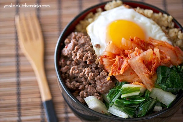 Spicy Korean Beef Bowl (with quinoa)
