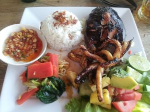 Grilled Squid at Bliss Cafe- amazing!