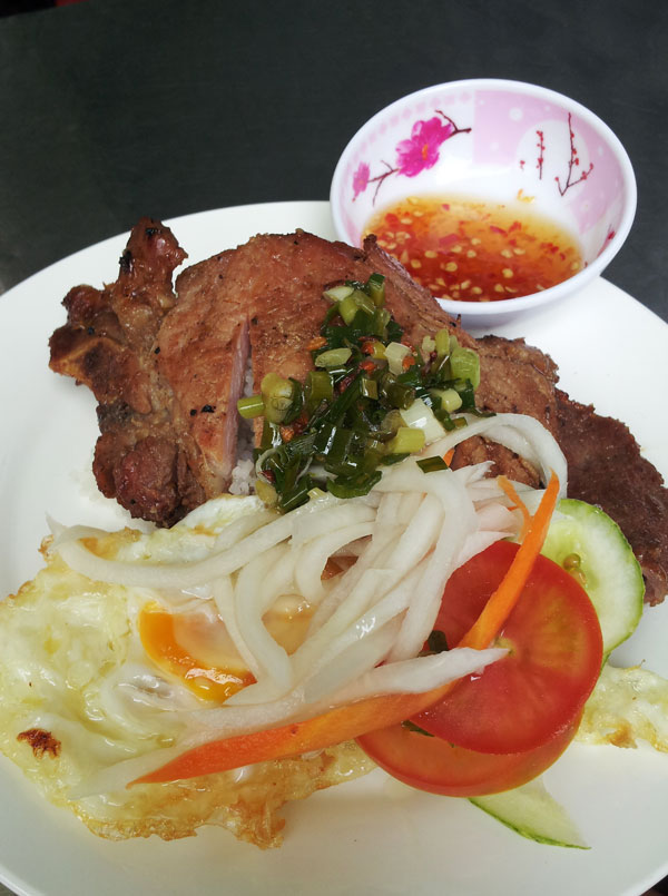 pork and rice Hanoi