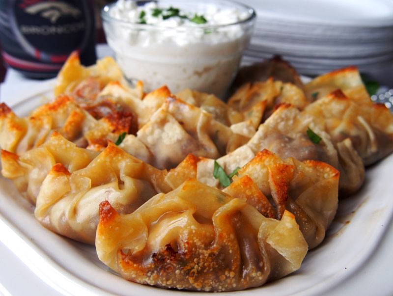 Cheeseburger-Wontons