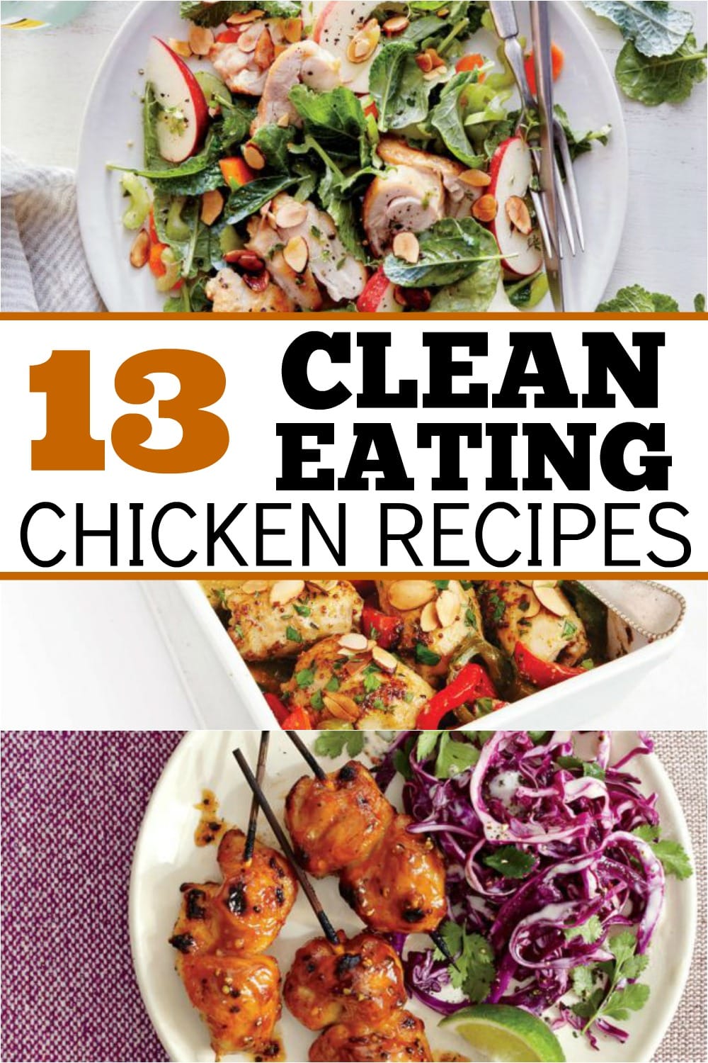 I love clean eating recipes. Fresh ingredients and fruits and veggies straight from the farmer really make me happy! I also like chicken so these recipes are a win in my book!