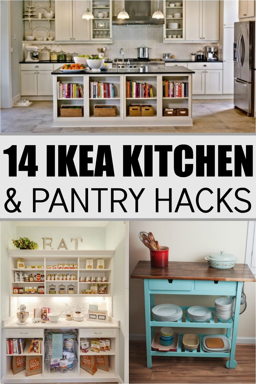 I love IKEA! They always have something/everything to inspire me. Great kitchen/pantry ideas here from Ikea!!