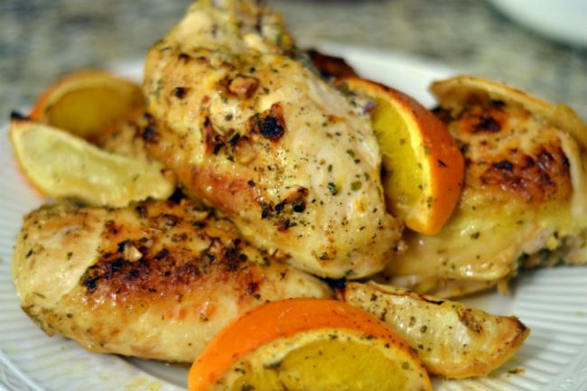 Citrus-Marinated Roasted Chicken