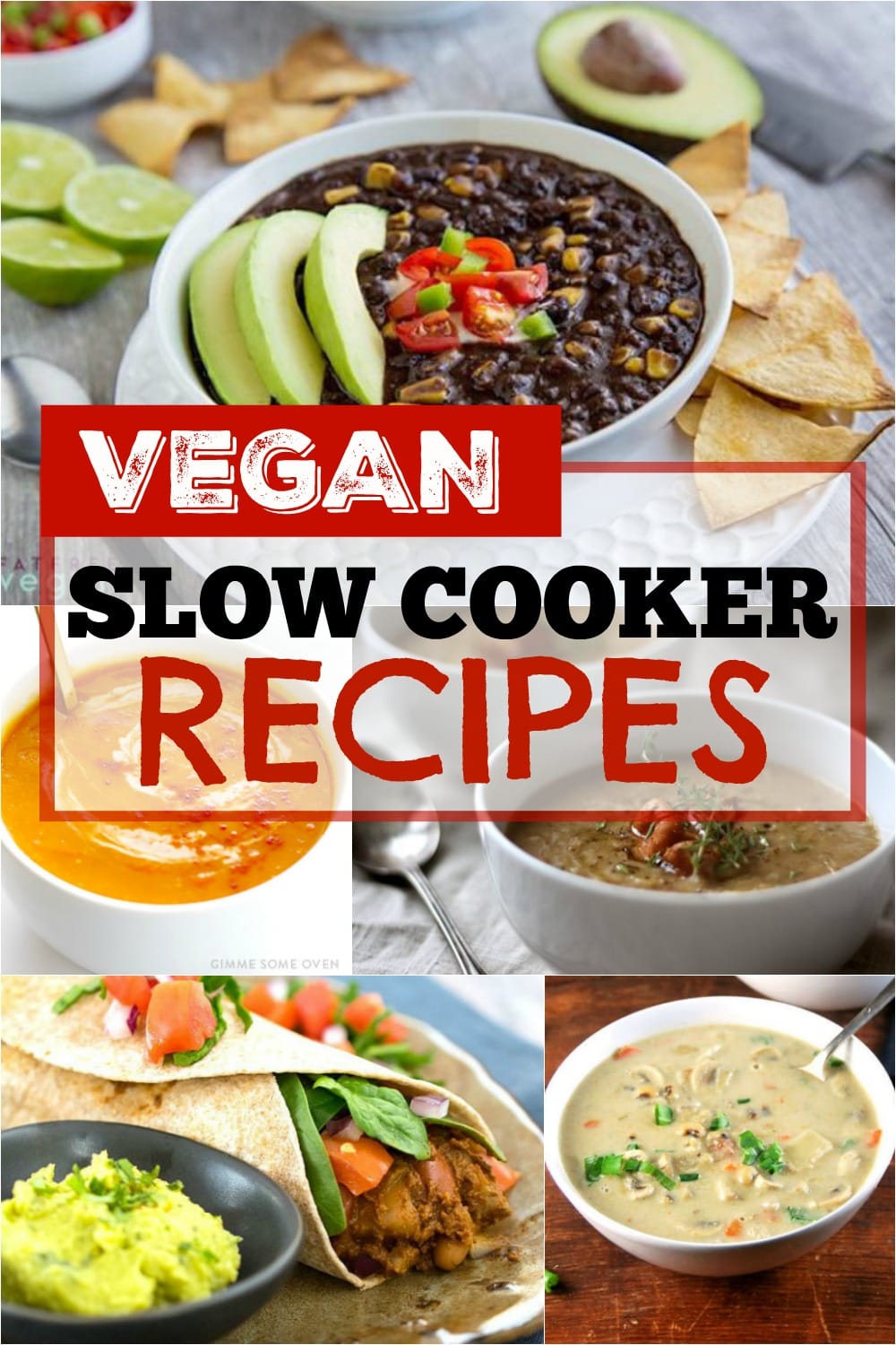 These vegan slow cooker recipes are great! Throw everything into the crock pot and you're done- awesome!!