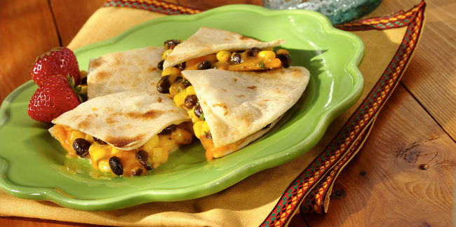 Black Bean & Corn Quesadillas