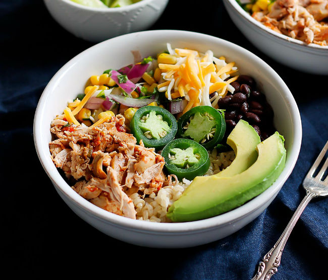 Better Than Chipotle DIY Chicken Burrito Bowls