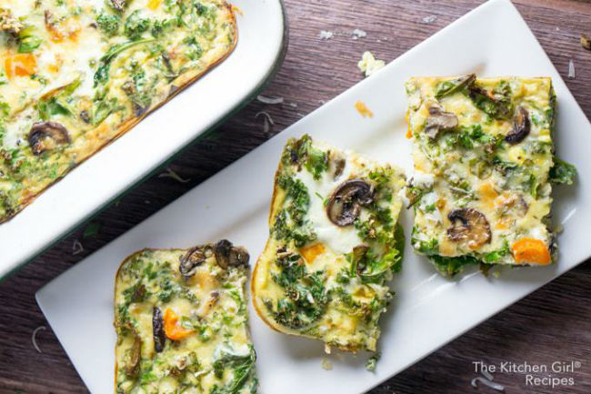 Vegetarian Crustless Quiche