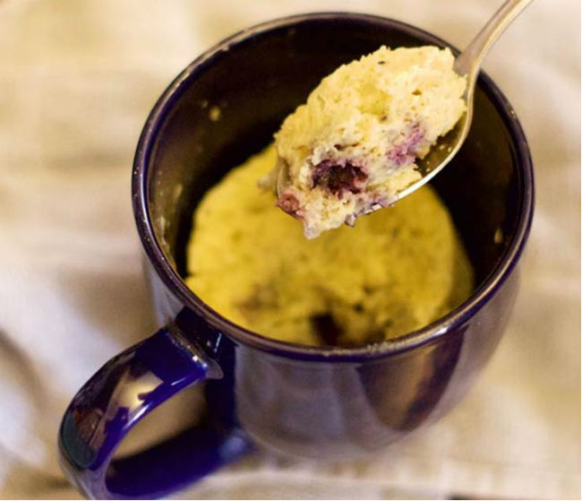 Grain-Free Blueberry Mug Muffin