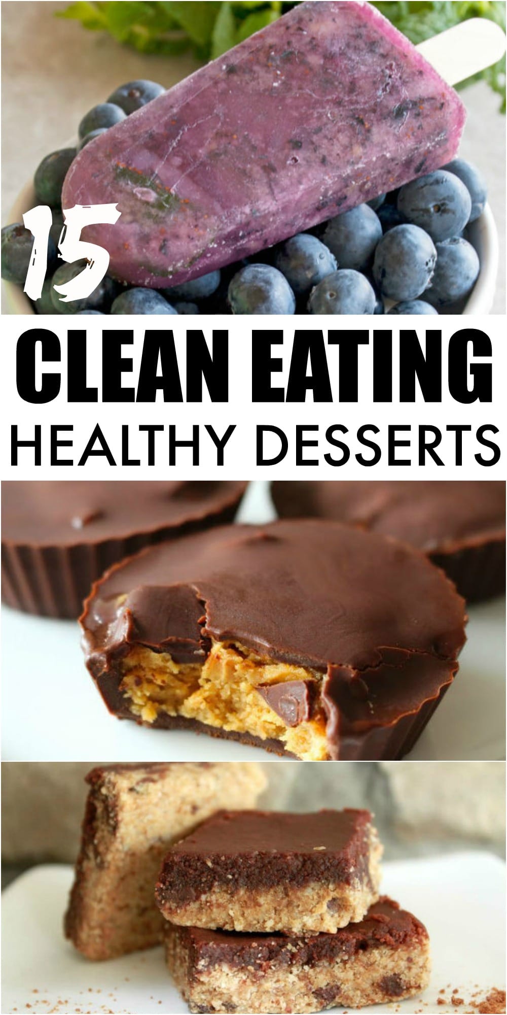 Clean eating desserts! Yes please! I love both of these and when they are combined it's even better!!