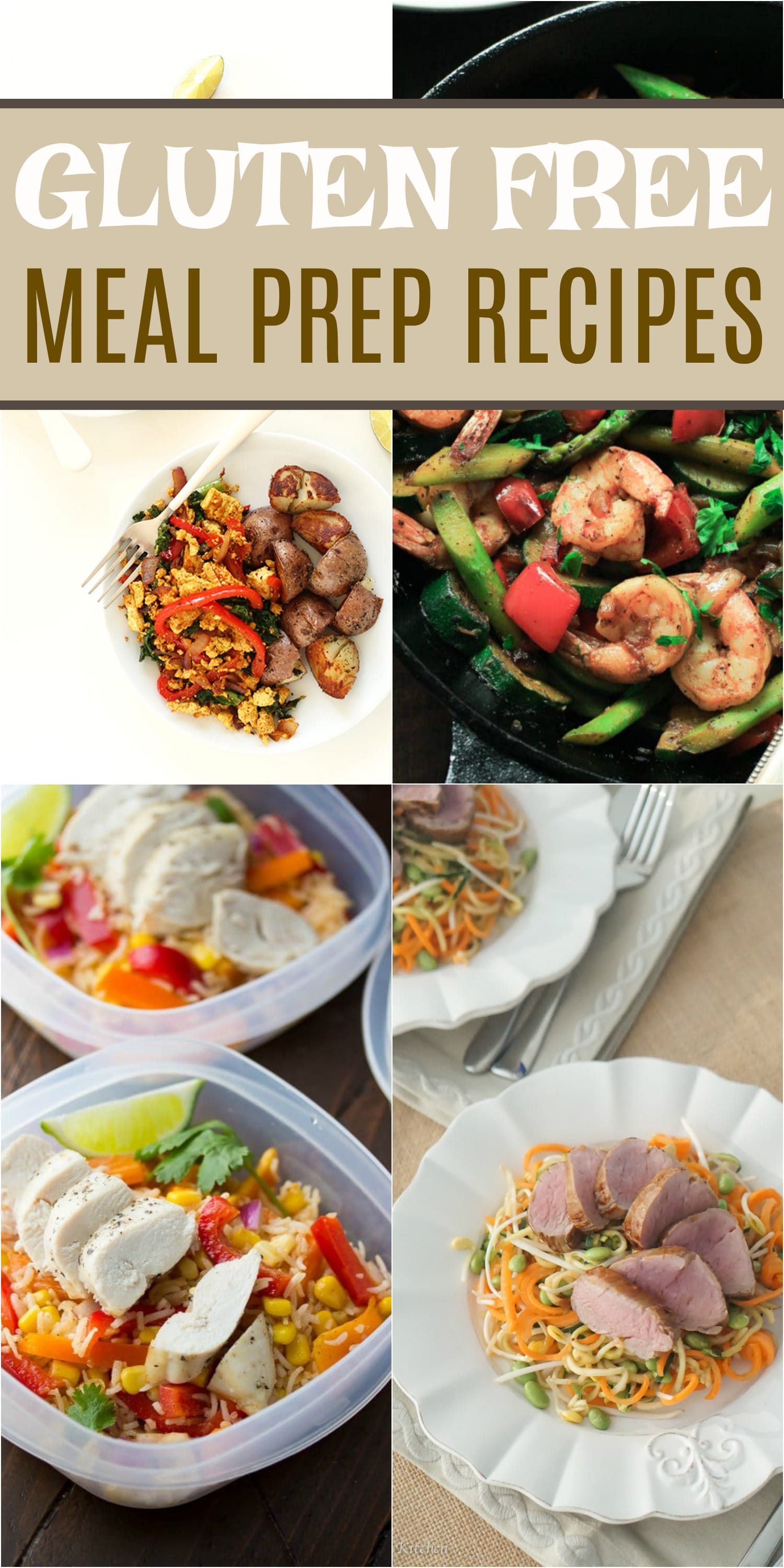I'm a huge fan of meal prepping. It's a massive time and money saver and I find it just helps me to make healthier meal choices. If you have a gluten sensitivity then you will love these gluten free meal prep recipes!!
