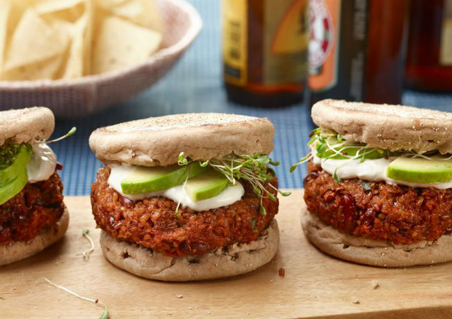 Healthy Chili Bean and Bulgur Burgers