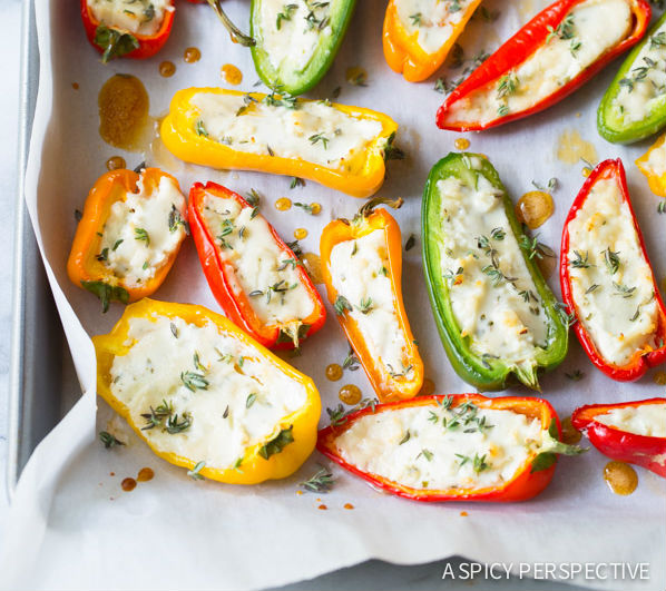 3-Ingredient Mini Stuffed Peppers Recipe