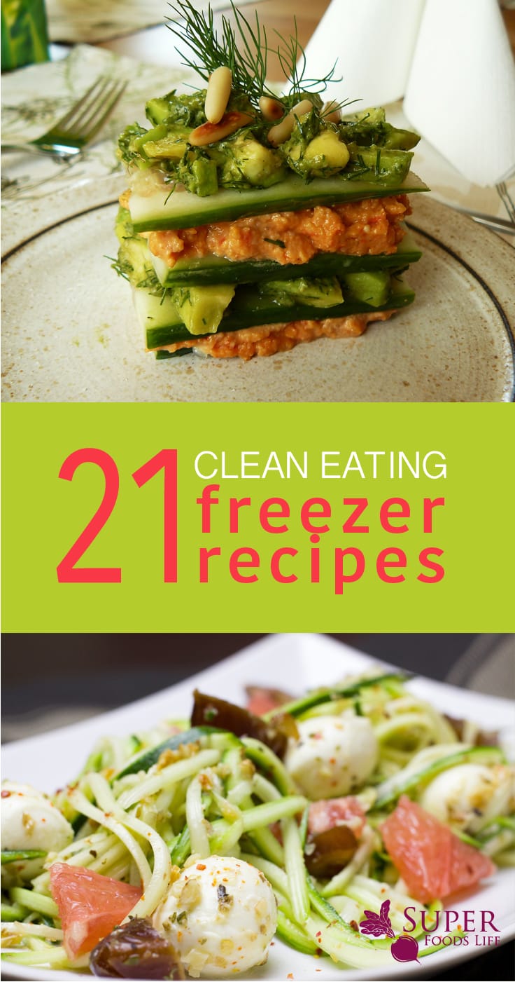 Clean eating freezer recipes are perfect for meal prep! Cook them, freeze them and then pull them out and re-heat!!