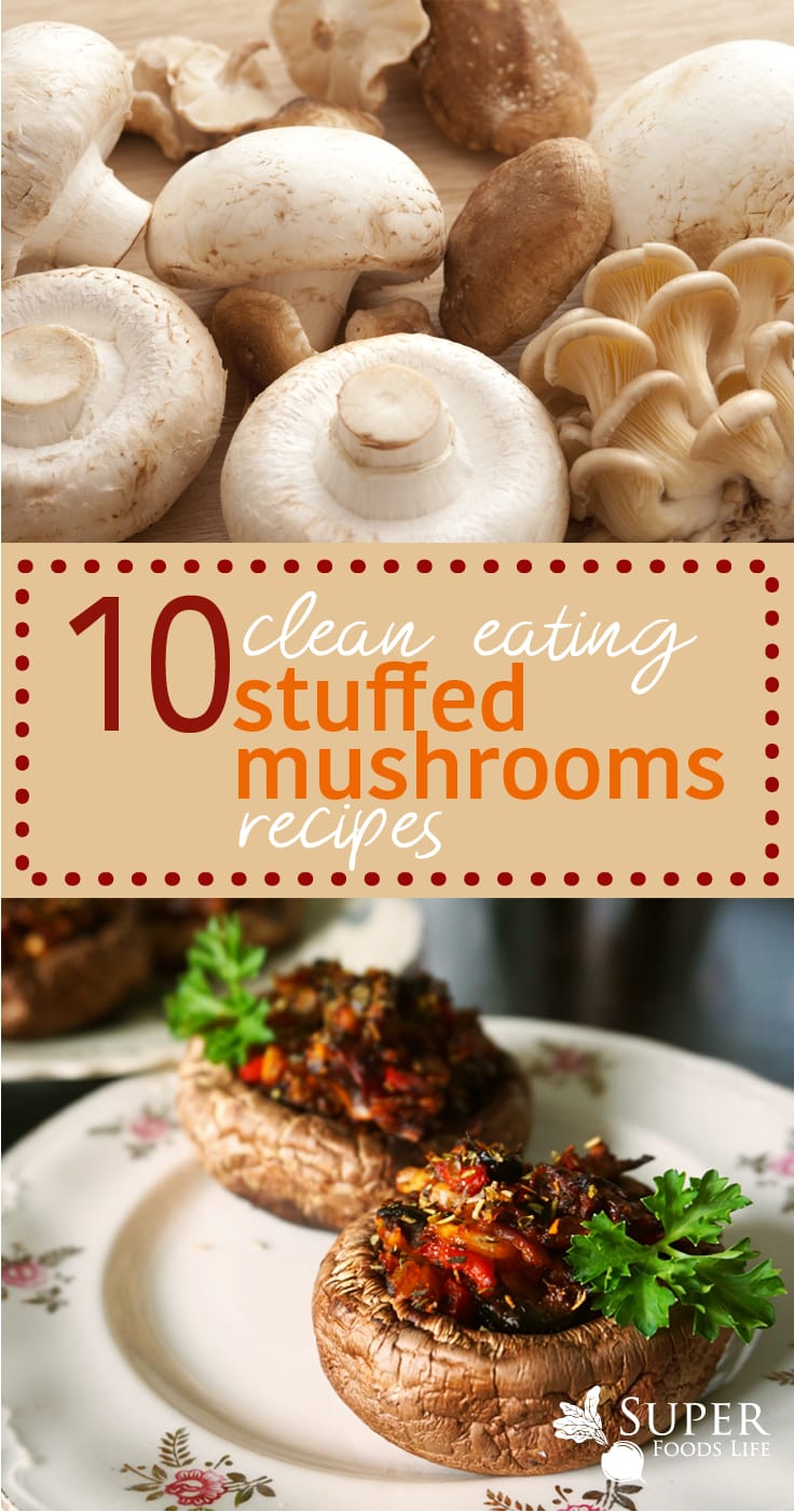 Stuff mushrooms are amazing. Clean eating stuffed mushrooms are even better! Great recipes!!